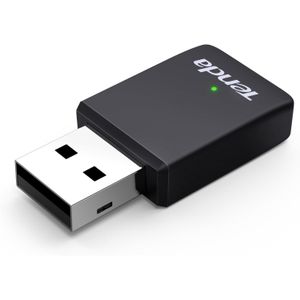 tenda محول واي فاي  AX900 Wi-Fi 6 Dongle، محول واي فاي ثنائي النطاق USB لأجهزة الكمبيوتر المكتبية والمحمولة، صغير الحجم USB2.0، وضع نقطة الوصول البرمجية، متوافق مع أنظمة التشغيل Windows 7 - 10 - 11 - Linux (3.10-6.8)
