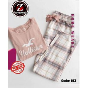 Women’s Summer Sleepwear Pajama – Free size Fit (75–95 kg)