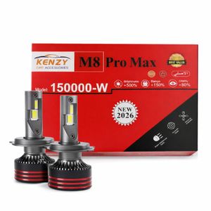 كشاف LED Headlight M8 Pro موديل 150000 H4