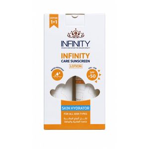 Infinity صن سكرين للوشن لجميع انواع البشره  