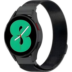 سوار ساعة مغناطيسي من الستانلس ستيل من Next Store متوافق مع ساعة سامسونج جالاكسي 4/5/6/7 مقاس 40/44 ملم وساعة 6 كلاسيك 43 ملم و47 ملم و5 برو مقاس45 ملم وجالاكسي 4 كلاسيك مقاس42/46 ملم