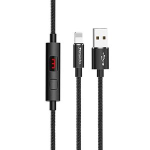 YESIDO CA-46 USB Cable Line LED Displayed Timing Power Off Compatible wity iPhone