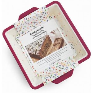 قالب سيليكون DH3468 رمادي، تصميم عصري للخبز