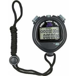 ساعة توقيت رياضية رقمية محمولة متعددة الوظائف، كرونوغراف، مؤقت رياضي لمدربي الرياضة ومدربي اللياقة البدنية والحكام