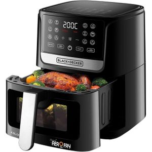 BLACK AND DECKER قلاية هوائية 4.5 لتر AF4500-B5 بشاشة لمس ليد من بلاك اند ديكر