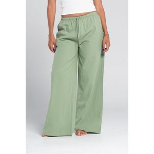 OUTDATED Linen Pants - Olive