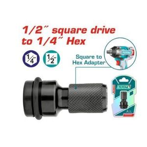 TOTAL محول مقبس 1/2" إلى 1/4" – موديل TAC60501