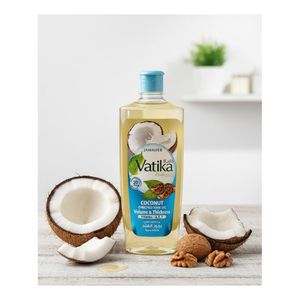 Vatika زيت الشعر الغني بجوز الهند للكثافة والقوة 300 مل