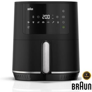 Braun قلاية هوائية براون MultiFry 3 HF3030 بدون زيت – 4.3 لتر – 1500 وات – 8 برامج – تحكم ديجيتال باللمس – تقنية RealAir – طهي صحي قليل الدهون – سلة غير لاصقة – ضمان سنة
