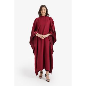 Clue Asymmetric Mock Neck Abaya