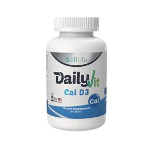Sofi Life كالسيوم وفيتامين د DailyVit Calcium + Vitamin D3 - 60 قرص
