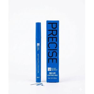 Rose Berry Blue Liquid Eyeliner – Precision Brush Long Lasting Smudge Proof