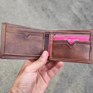 محفظة بطاقات جلد طبيعي للرجال محفظه للنقود و الكروت