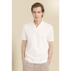 Defacto تيشيرت بولو نص كم بليسيه قصة عادية