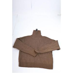 Ravin PAVIN Brown turtleneck pullover by Ravin, size medium. M