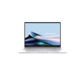 Asus Zenbook 14 UX3405CA-NT319W Intel Core Ultra 9 285H 1TB PCIE G4 SSD 32GB LPDDR5X on board Ram Intel Arc Graphics 14" Inch OLED 3K 2880X1800 16:10 Bend+500nits(HDR 1100NITS) Glare DCI-P3:100% Windows 11 Home - Silver