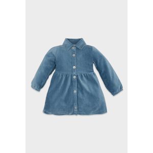 Defacto Regular Fit Long Sleeve Knitted Dress - Blue