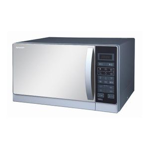 Sharp ميكروويف شارب 25 لتر بالشواية، 900 واط، شاشة ديجيتال، قوائم طهي أوتوماتيكية  R-75MRS