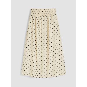 LC Waikiki Elastic Waist Polka Dot Flared Skirt