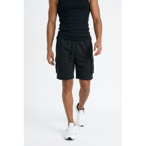 PENGO Men Cargo Shorts Summer Melton – Drawstring Waist with Side Pockets – Comfortable Casual Wear