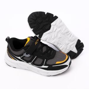 Activ Lightweight Grip Outsole Kids Sneakers - Black & Yellow
