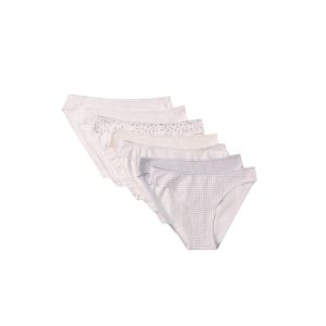 Women's secret Pack of 7 classic cotton briefs with multicolored print
