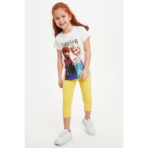 Defacto Girls' Slim Fit Basic Capri Boy Leggings