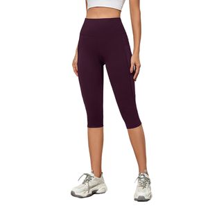 Sport Leggings Bermuda With Pocket - Dark Green - Nileton