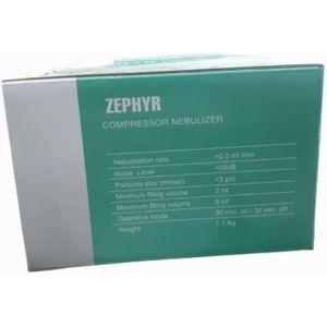 Planet Health زيفير نيبولايزر VP مع تكنولوجيا ألمانية، جلستين كل ساعة، وسهولة الاستخدام المنزلي