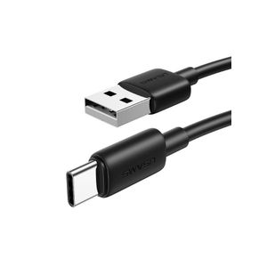 USAMS SJ708 Type-C 3A Fast Charging Data Cable - YD Series 1M - Blac