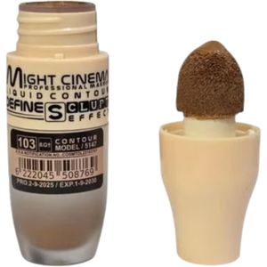 Might Cinema (Might Cinema) Liquid Contour – For light and smooth facial contouring and sculpting – 103