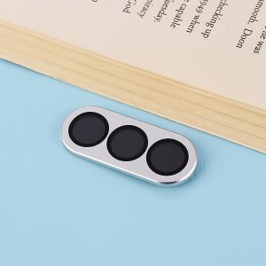واقي عدسات الكاميرا، متوافق مع Samsung Galaxy A56 / A36 / A26 Camera Lens Protector, Individual Metal Ring Tempered Glass Lens، من زجاج مقوّى، تصميم مقاوم للخدش، حماية لعدسات الكاميرا - فضي