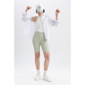 Defacto Slim Fit Midi Leggings - Mint