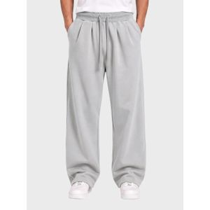 Chertex Light Gray Pleated Relaxed Sweatpants V2