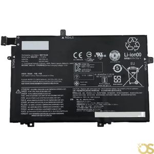 Os بطارية متوافقة مع لينوفو ثينك باد L480 L490 L580 L590  ثينك باد L14 L15 الجيل الثاني، موديل L17L3P52 L17M3P54 L17M3P53 01AV466 01AV463 01AV464، موديل L17C3P52 - ضمان لمدة 3 أشهر (45w/11.1v/3980mah)