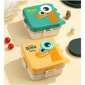 Midalex Bento Lunch Box – 3 Compartments,  1120 ml + 70 ml