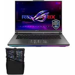 Asus ROG Strix G16 G614PH-RV161W (معالج AMD Ryzen 9 8940HX، ذاكرة وصول عشوائي 16 جيجابايت DDR5-5200، قرص تخزين NVMe بسعة 1 تيرابايت، بطاقة رسومات Nvidia RTX 5050 بسعة 8 جيجابايت، شاشة 16 بوصة FHD WUXGA بتردد 165 هرتز، نظام تشغيل ويندوز 11 - )  
