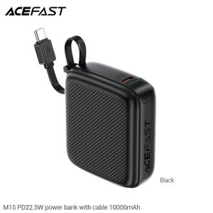 Acefast بنك طاقة M15-10000 PD20W مع كابل