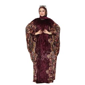 Women's Winter Prayer Dress - Burgundy