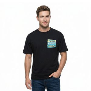 Coup Men's PRINTED T-Shirt-BLACK