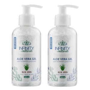 Infinity انفنيتي ناتشورال جل الصبار النقي 250 مل 1+1