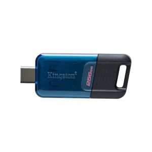 Kingston DataTraveler 80 M, USB C Flash Drive USB 3.2 Gen 1 Up to 200MB/s DT80M 256 GB