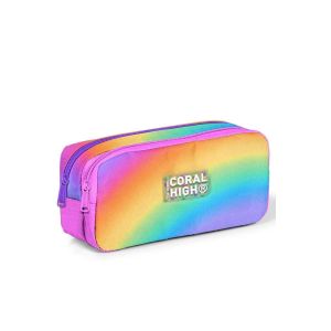 CORAL HIGH Kids Color Transitional Two-Compartment Pencil Bag