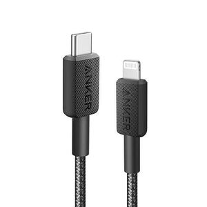 Anker Anker- 322 USB-C to Lightning Cable (3ft Braided) Black