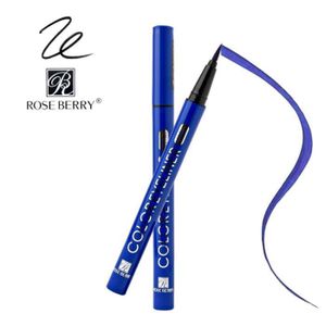 Rose Berry  Blue Eyeliner – Long-Lasting, Smudge-Proof, Intense Color Precision Liner