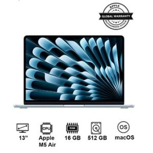 Apple New 2026 MacBook Air MDHH4 13 Inch Display M5 Air Sky Blue