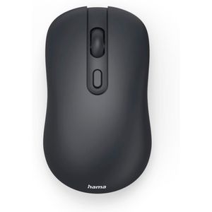 Hama Wireless Mouse WM-200 with No Click Noise for Right Handed/Left Handed Users 4 Buttons 800/1200/1600 DPI 2.4GHz Technology Standby Mode Ideal as Computer Mouse Laptop Mouse Black