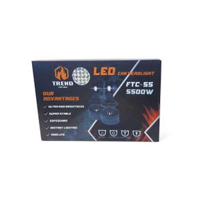 Trend  FTC-55 H4 ليد للسيارة ترند برو ماكس  إضاءة فائقة القوة 5500 واط