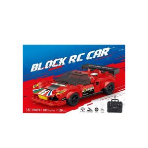 Block RC Car Building Kit, 1:20 Scale, 181 Pieces Model 70070