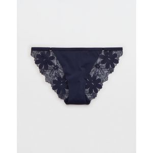 Aerie Midnight Lace High Cut Bikini Underwear